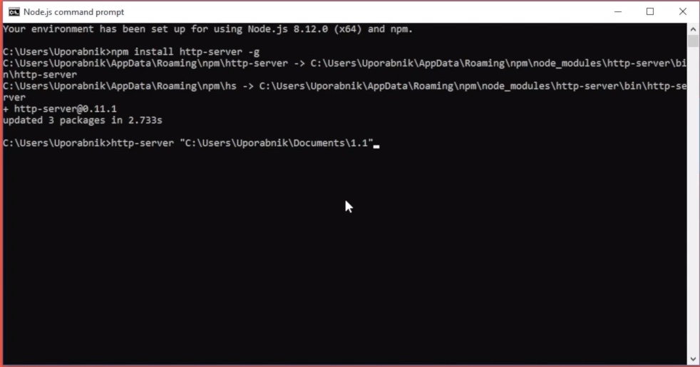 Running the http-server