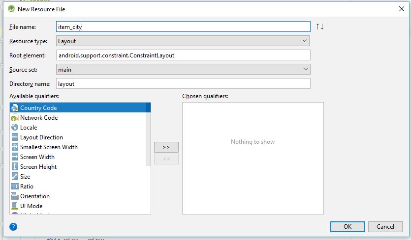 New resource file