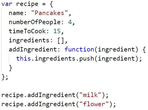 JS object methods