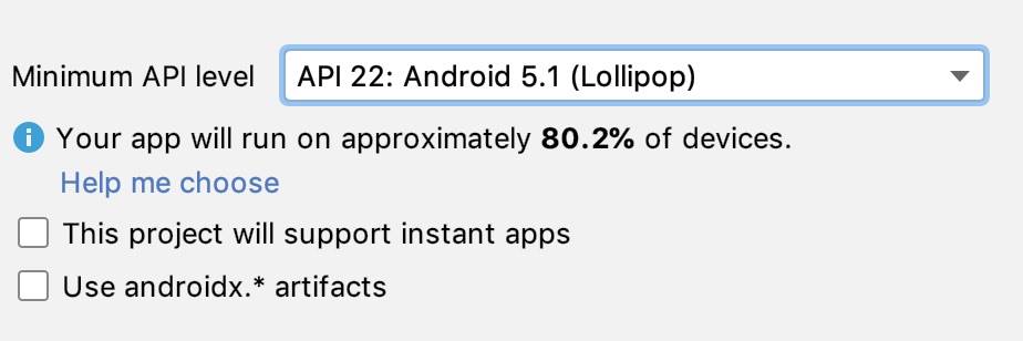 Android studio project - Screen two finish