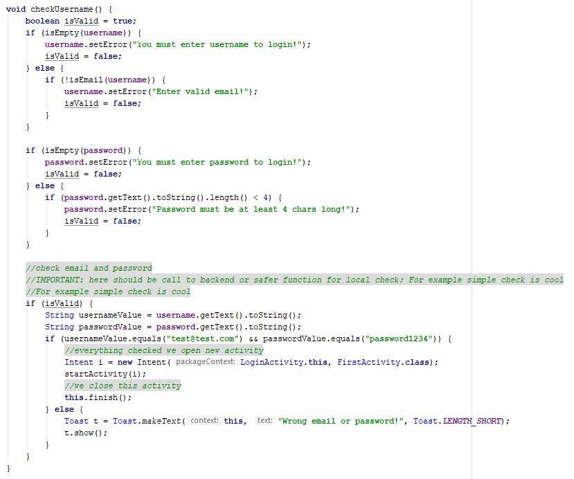Final code for the checkUsername function - Java - CodeBrainer