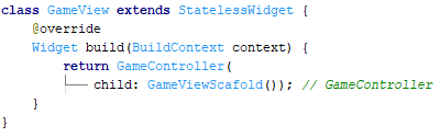 Call inheritedwidget