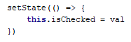 Call setstate