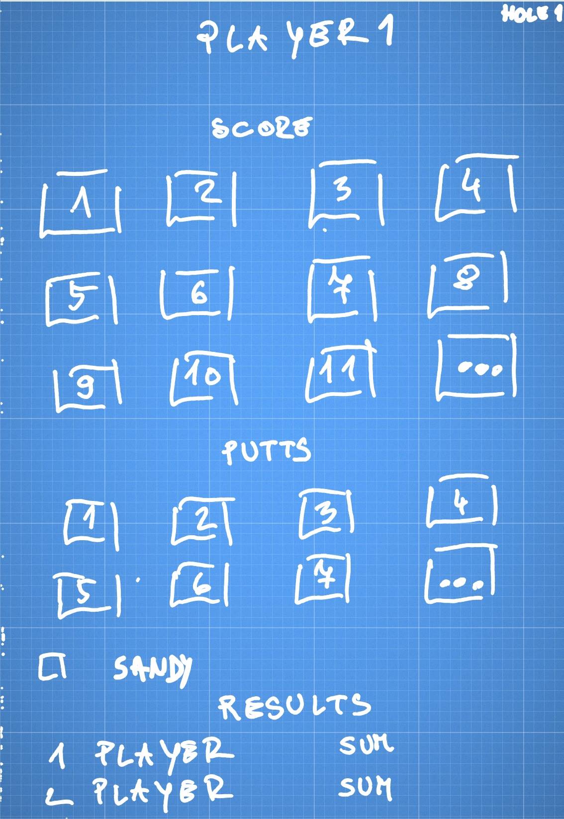 My first flutter app sketch