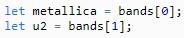 Get the band with specified index