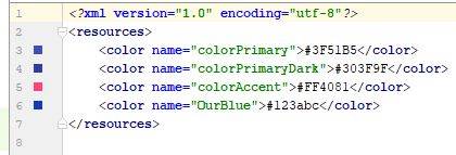 XML color code - XML - CodeBrainer